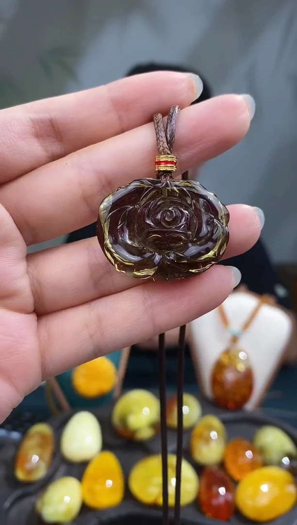 裸石琥珀未镶嵌基地发货 一物一证 顺丰包邮