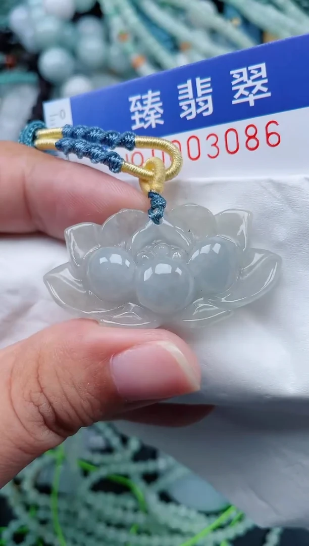 翡翠未镶嵌颈饰.0003086