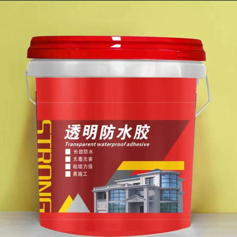 透明防水胶外墙窗台墙砖屋顶裂缝补漏耐候隔热防水材料