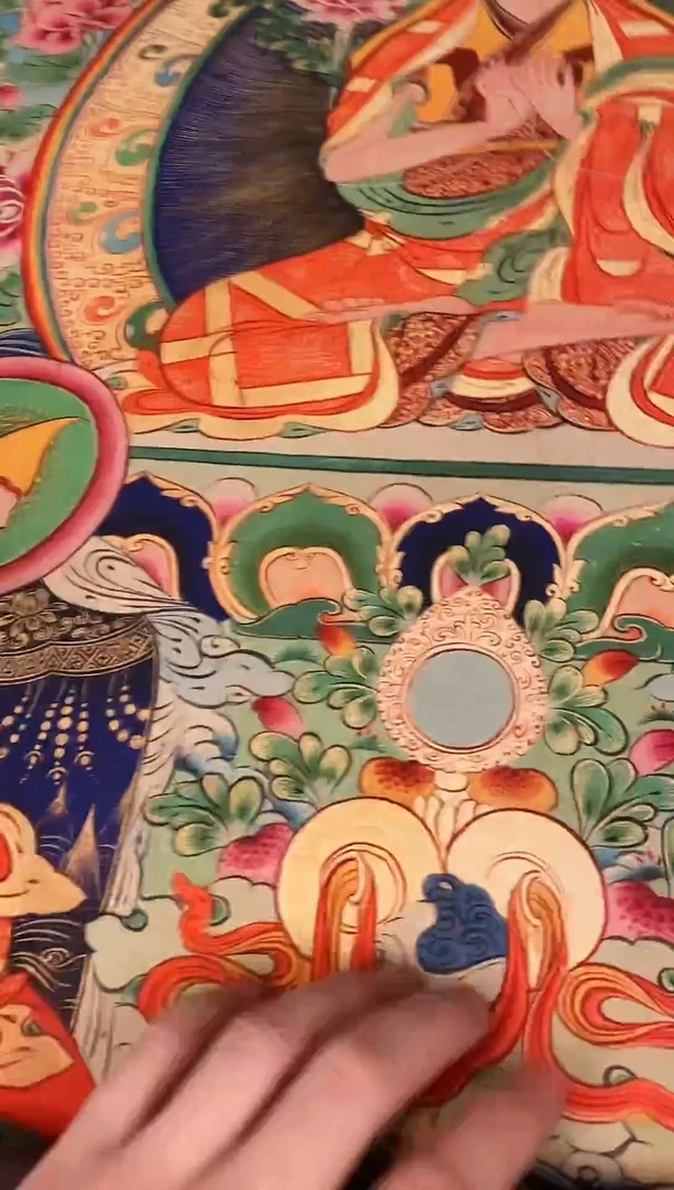 装裱画精美唐卡tk16057