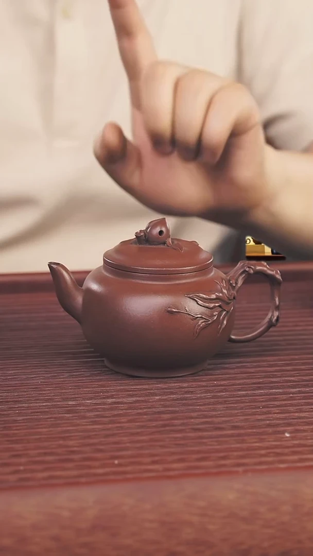 茶壶紫砂140cc顾氏手工紫砂