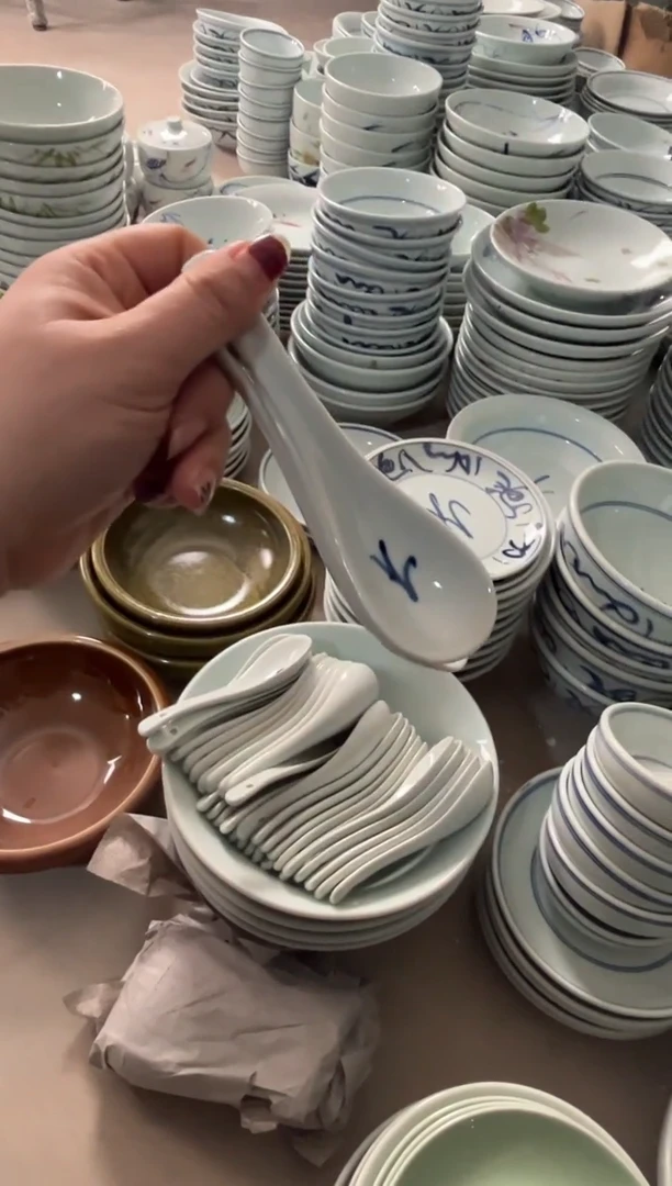 明舟微瑕福利山茶花汤勺（2只装）