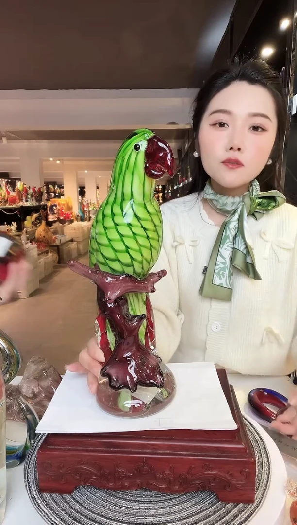 【闪购商品】茶盏琉璃摆件家居摆件