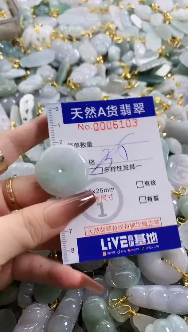 颈饰未镶嵌翡翠天然A货翡翠