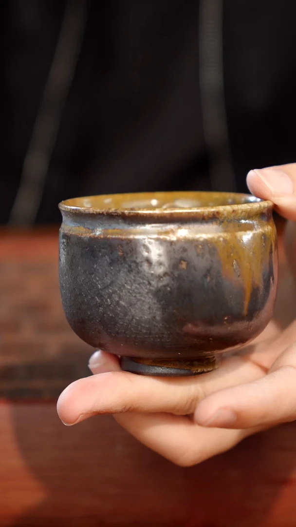 陶瓷奢瓷/瑞寅柴烧茶器（杯子）81 微瑕
