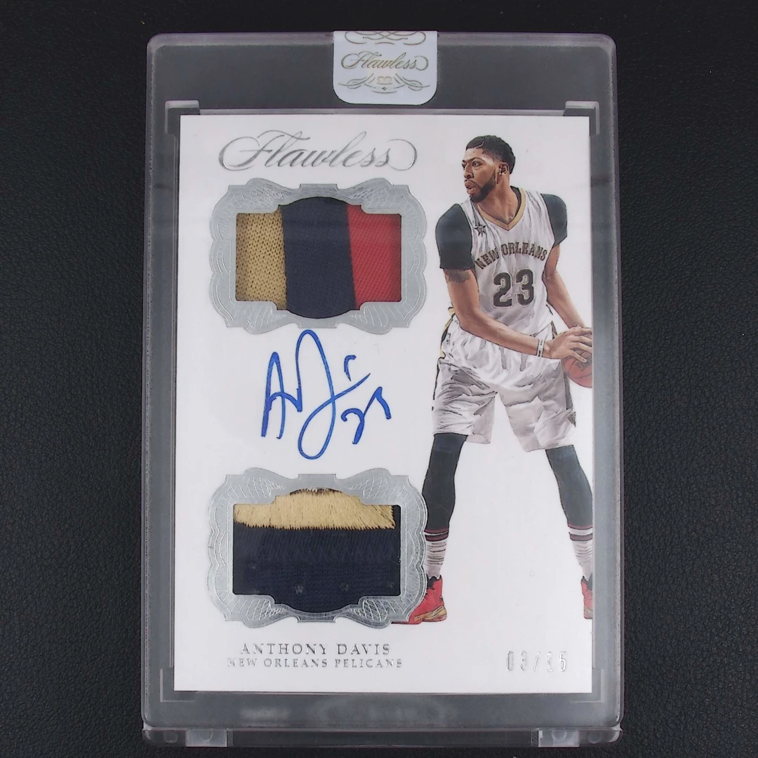 安东尼戴维斯 15编 手提 帕尼尼NBA国宝手提签字球星卡