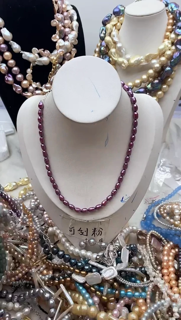 【闪购商品】淡水珍珠颈饰钛钢147