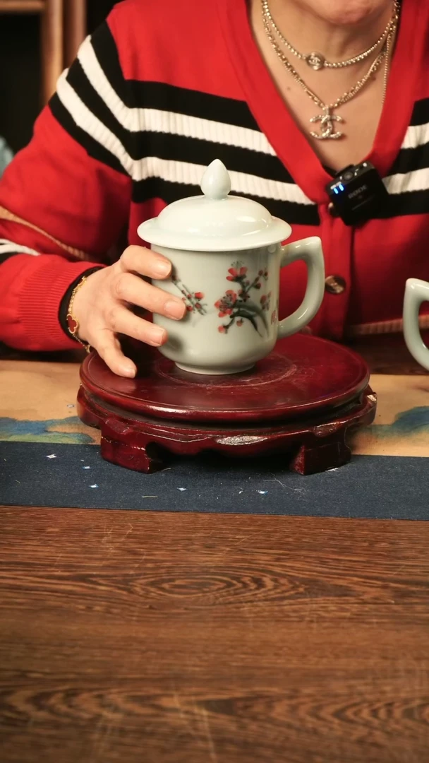 【闪购商品】釉中彩 将军杯（梅花