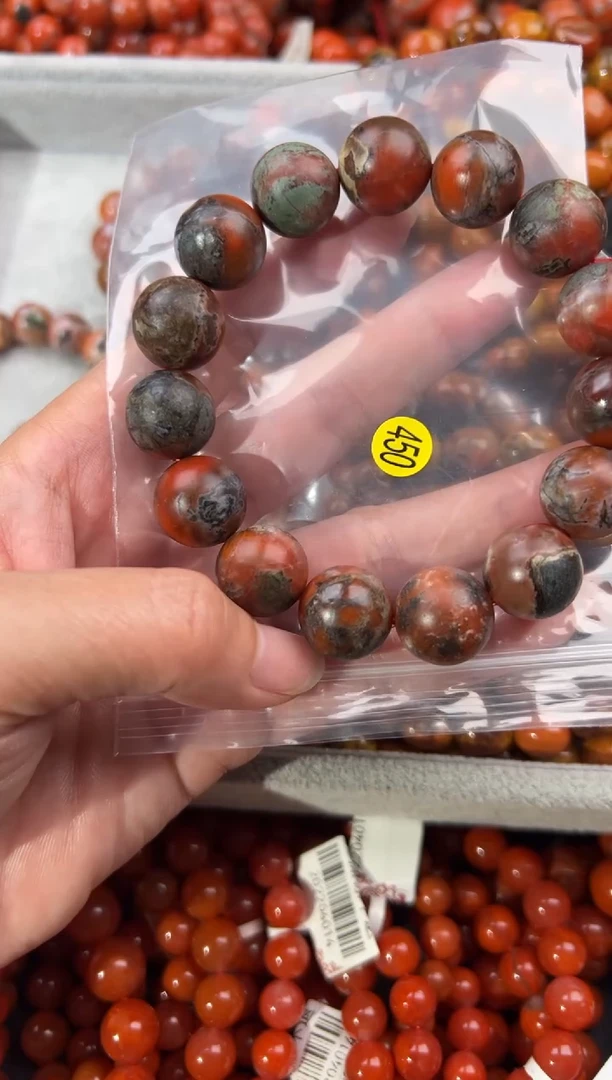 未镶嵌手串南红玛瑙15+