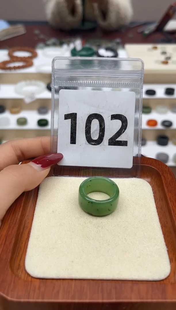 【闪购商品】和田玉戒指未镶嵌14号