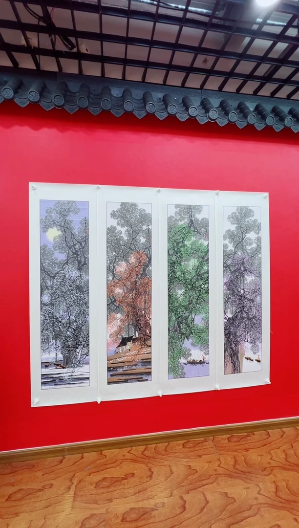 国画随*周建真老师国画作品