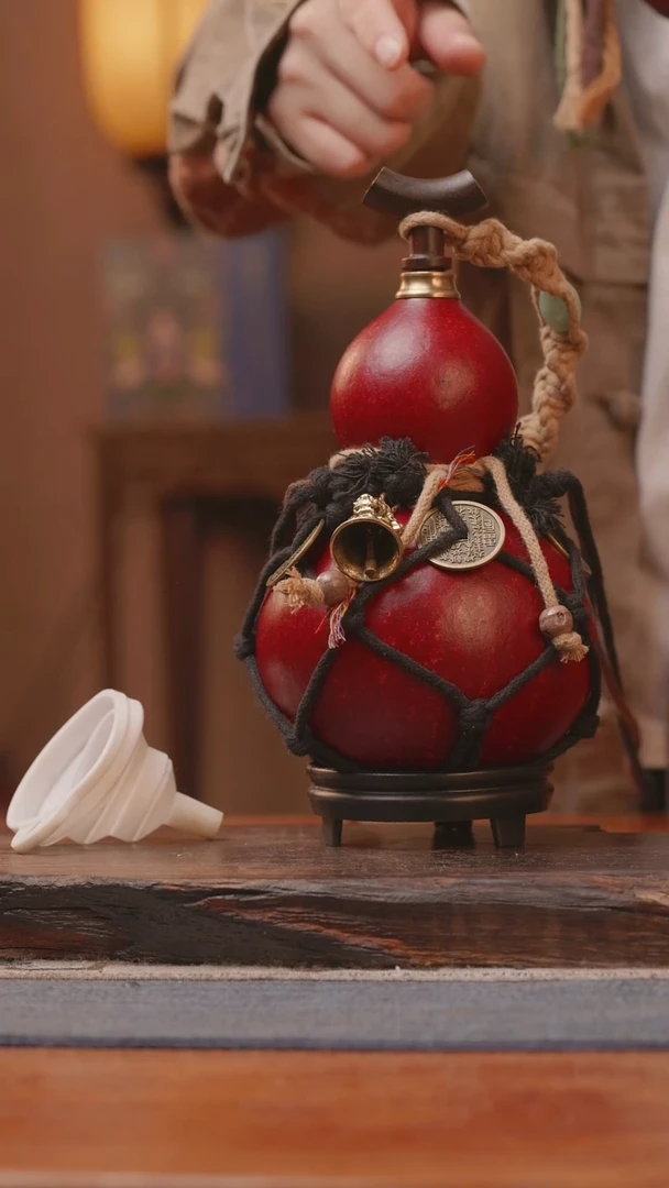 1553号精品大漆葫芦防腐防渗装水茶酒