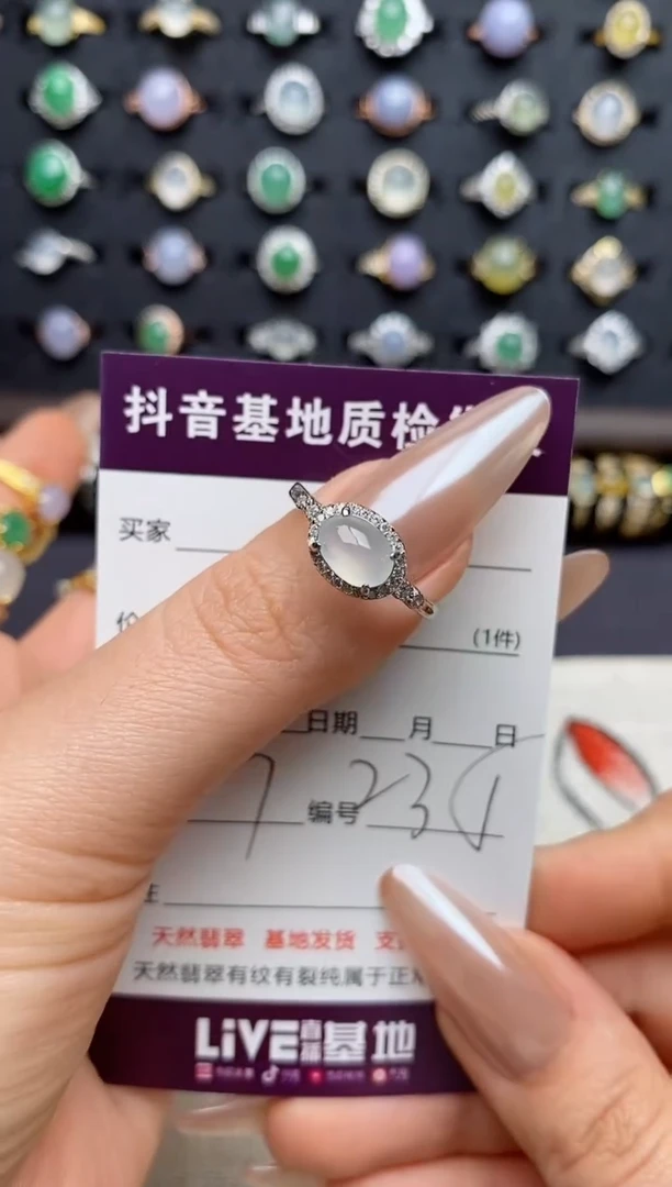 银S925镶嵌戒指翡翠用****1.