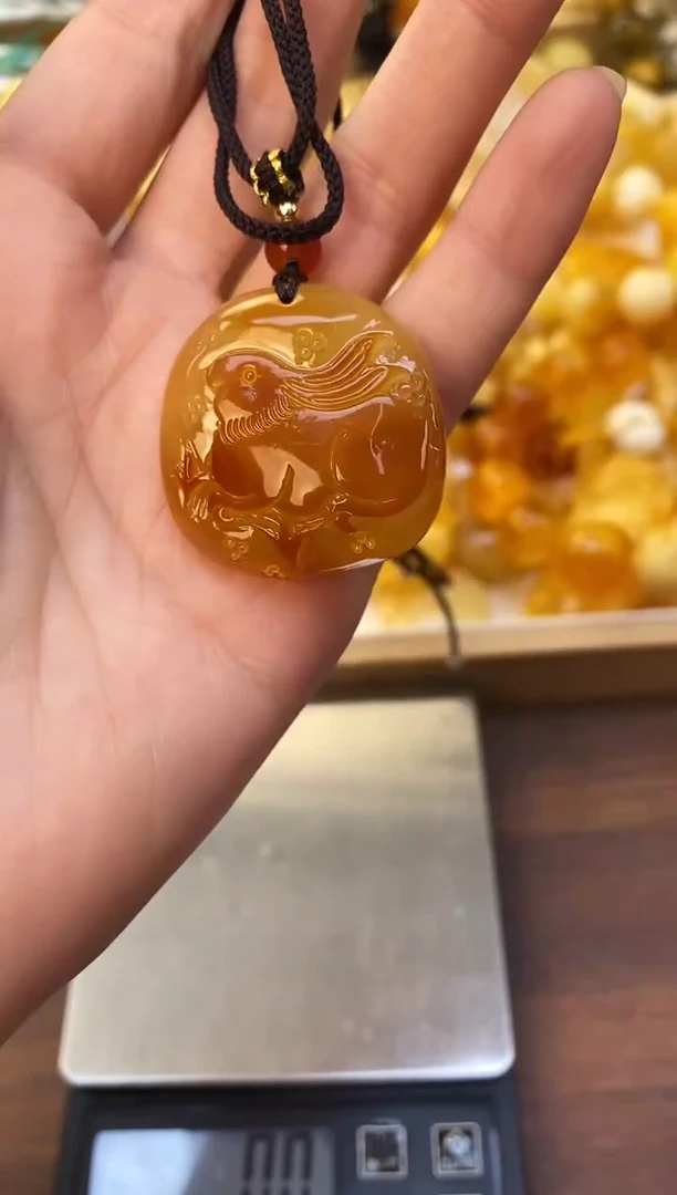 裸石琥珀未镶嵌天然琥珀蜜蜡