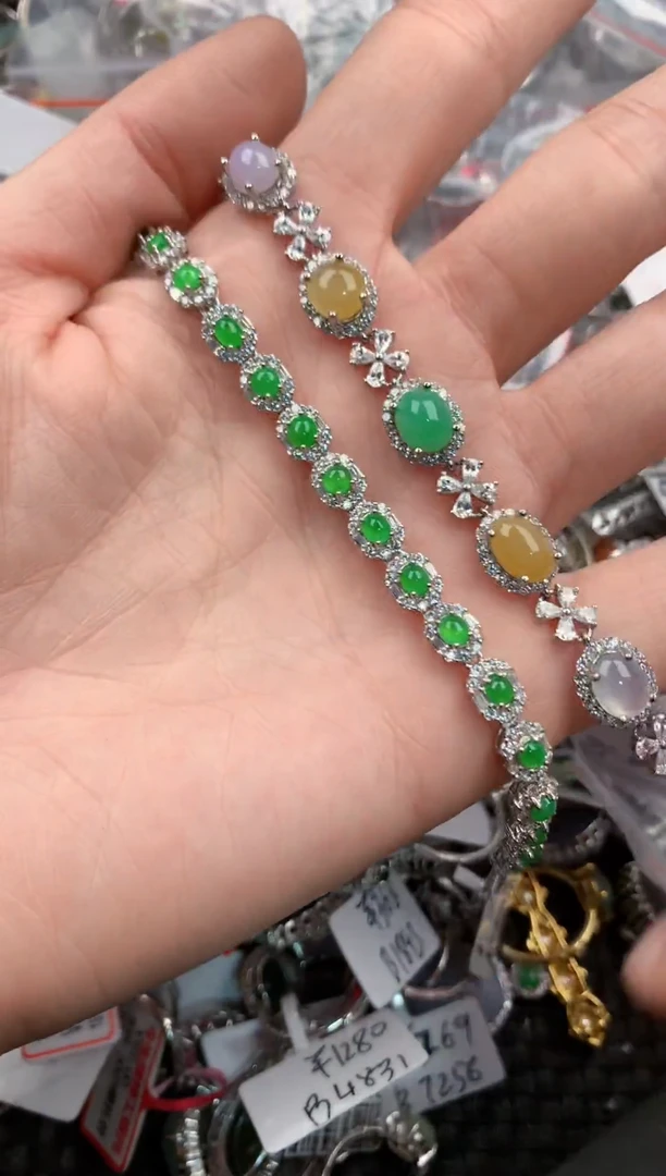 银S925镶嵌戒指翡翠111    7