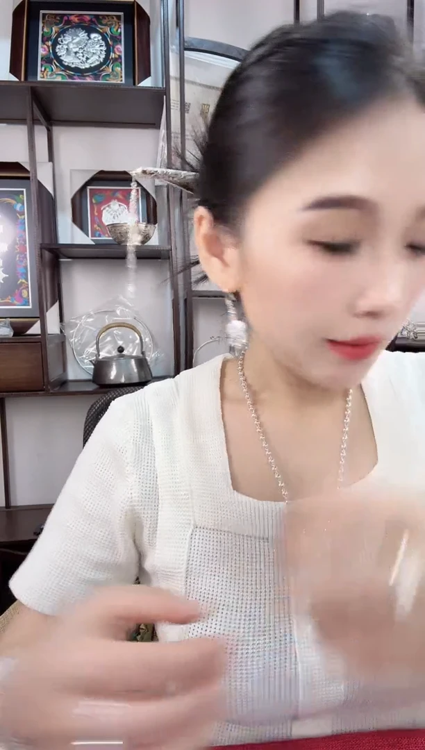 无足银足银发簪流苏