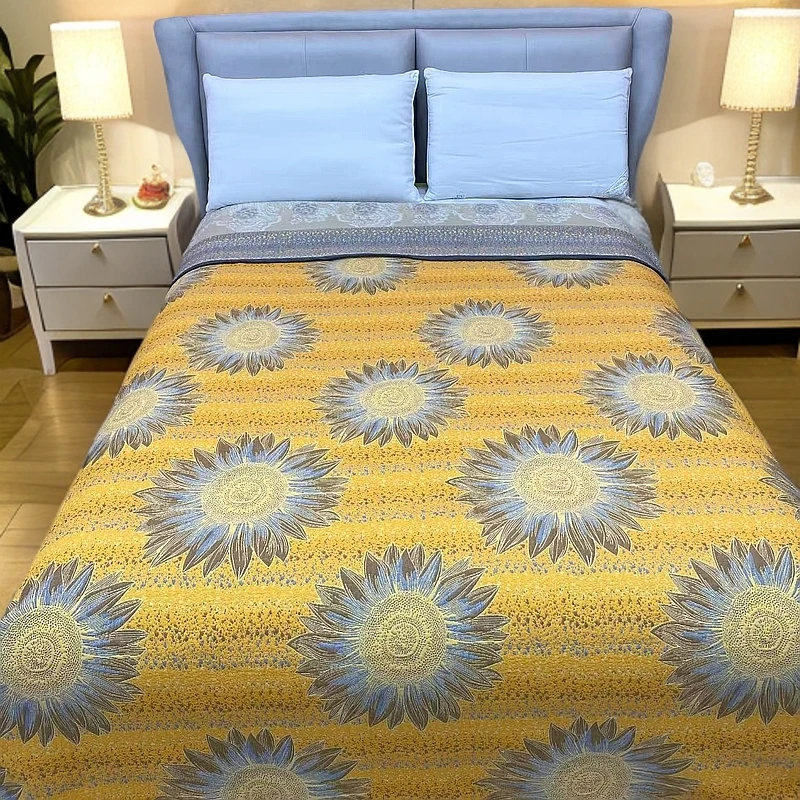 纱布盖毯天丝四季毯--向阳缤纷200*230