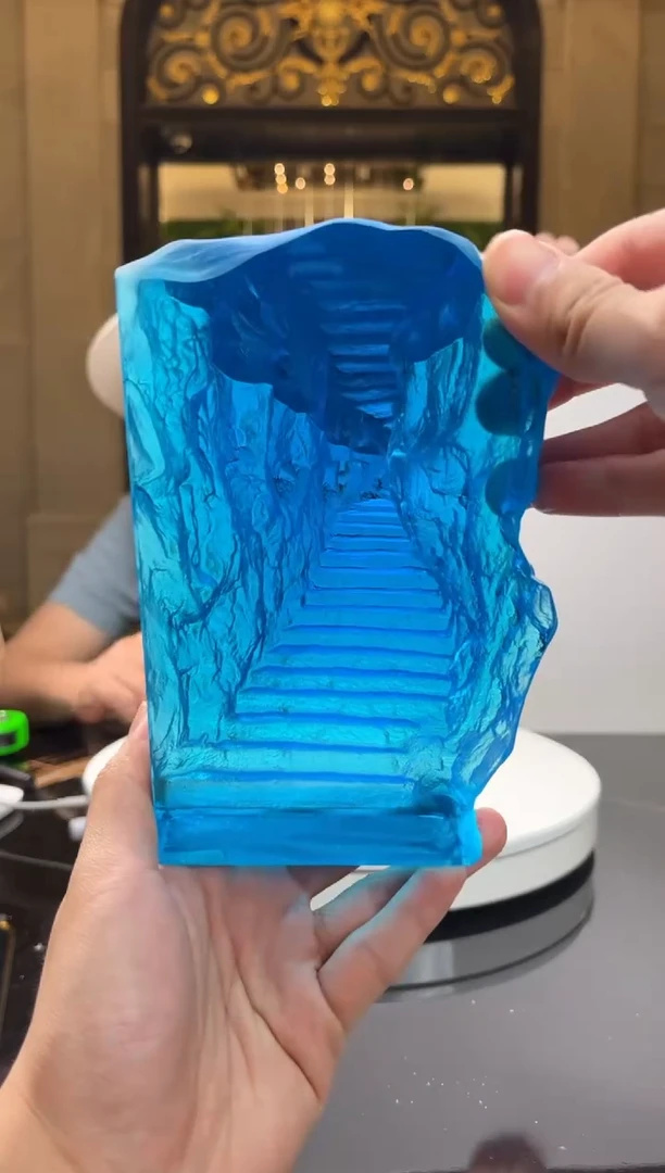 【闪购商品】摆件AJ06616宝石蓝高升路艺术摆件