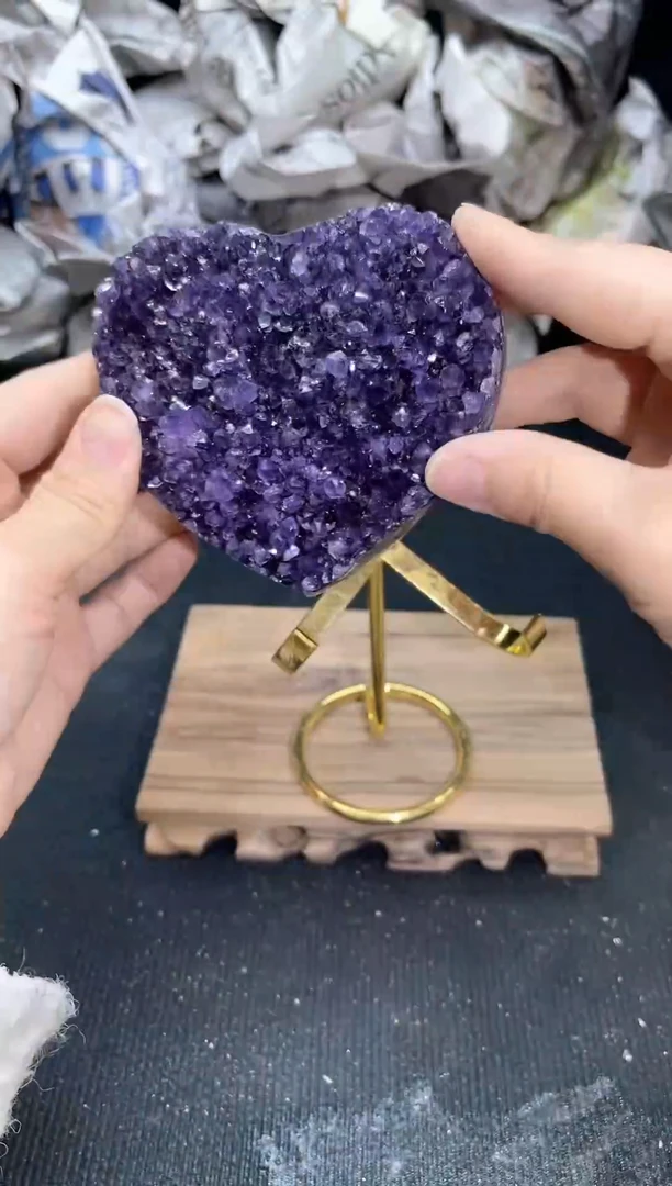 【闪购商品】紫晶1银S925镶嵌71号摆件