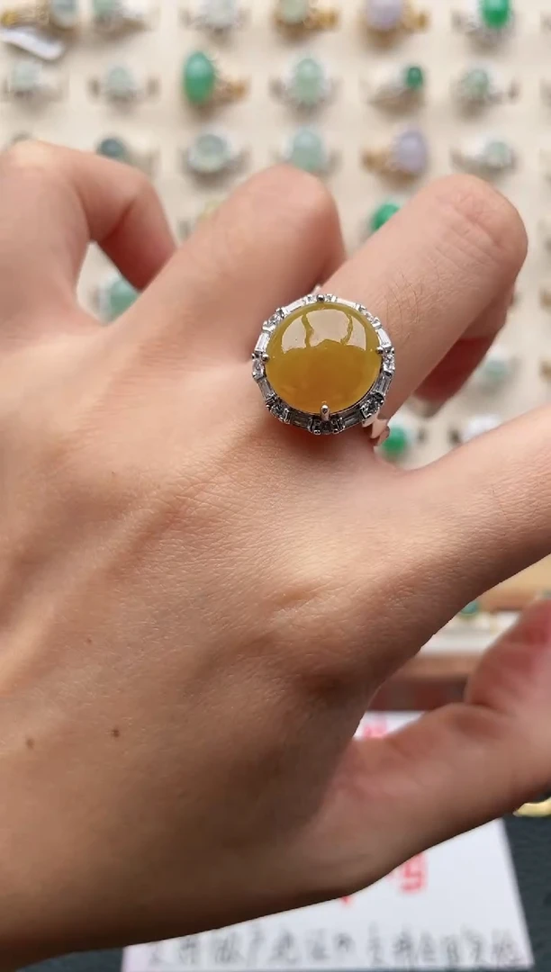 【闪购商品】翡翠戒指银S925镶嵌1111