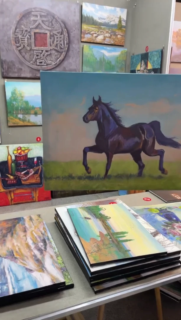 俄美协画家原创油画50*70