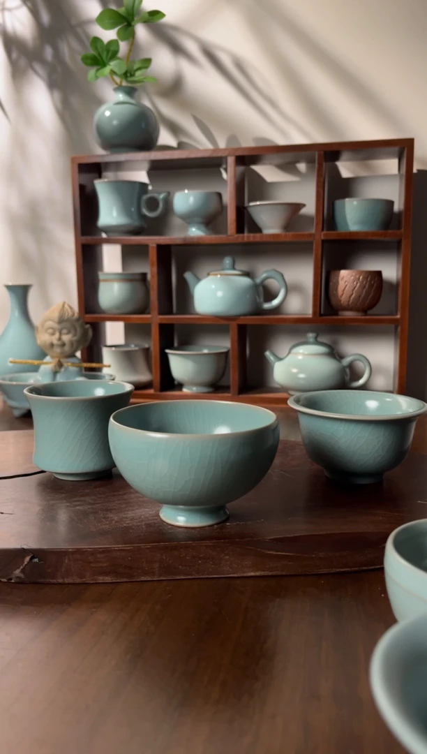 【闪购商品】杯清凉寺仿古釉色手工杯