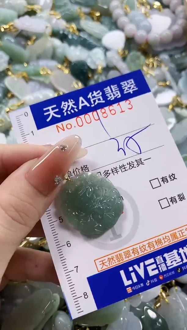 颈饰未镶嵌翡翠天然A货翡翠