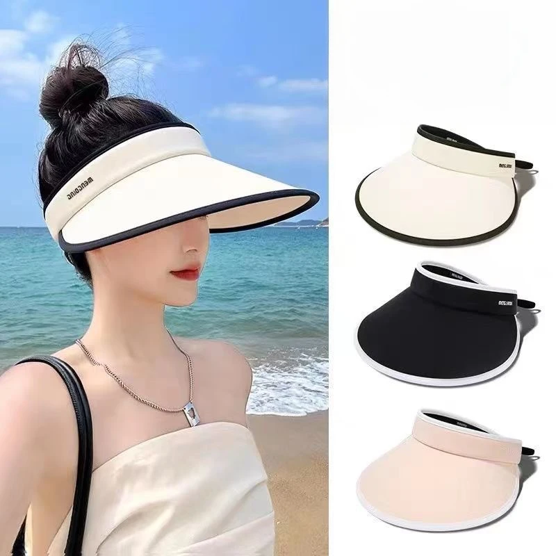 2026年新款夏季可折叠大帽檐冰丝防晒帽防紫外线户外遮阳女帽
