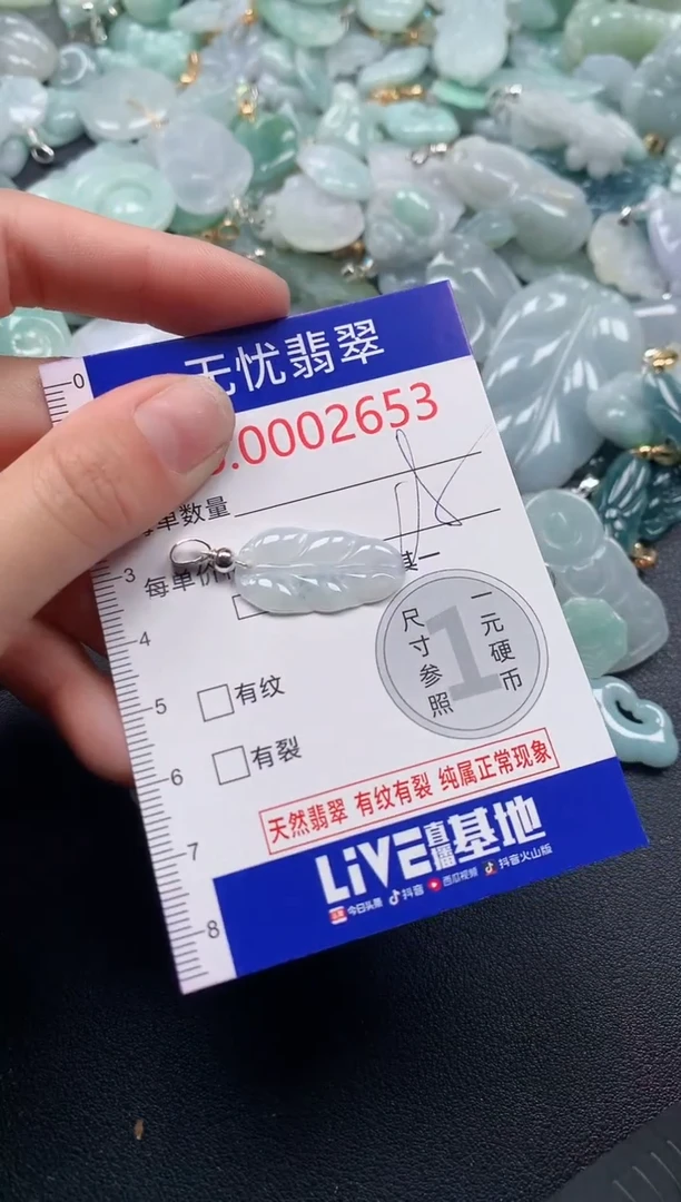 吊坠(不含链)未镶嵌翡翠2653