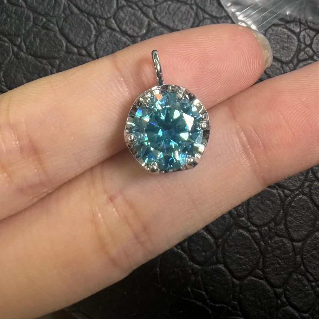 MM-吊坠925银矿区高订气质满镶女神吊坠配链869