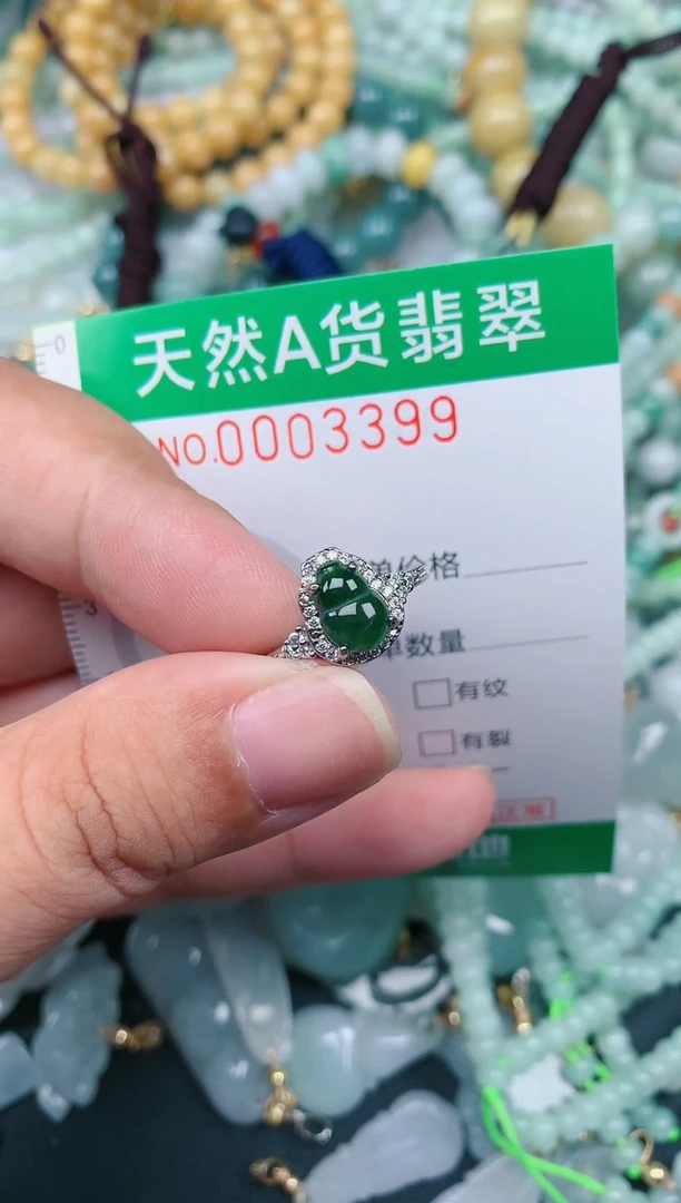 翡翠未镶嵌颈饰.0003399