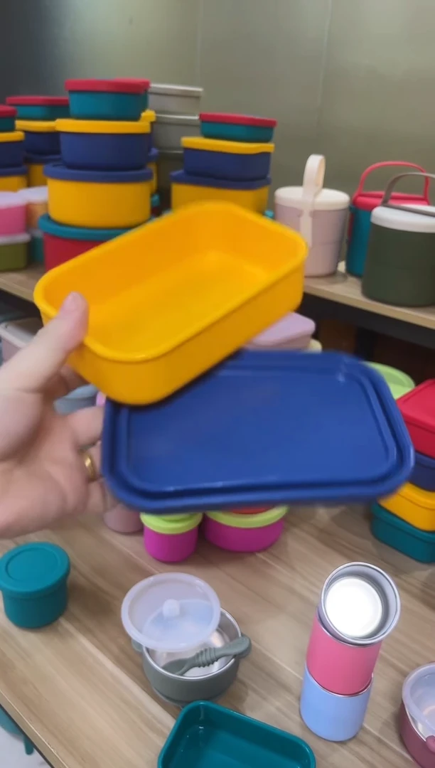 硅胶HX-黄底蓝盖-300方盒