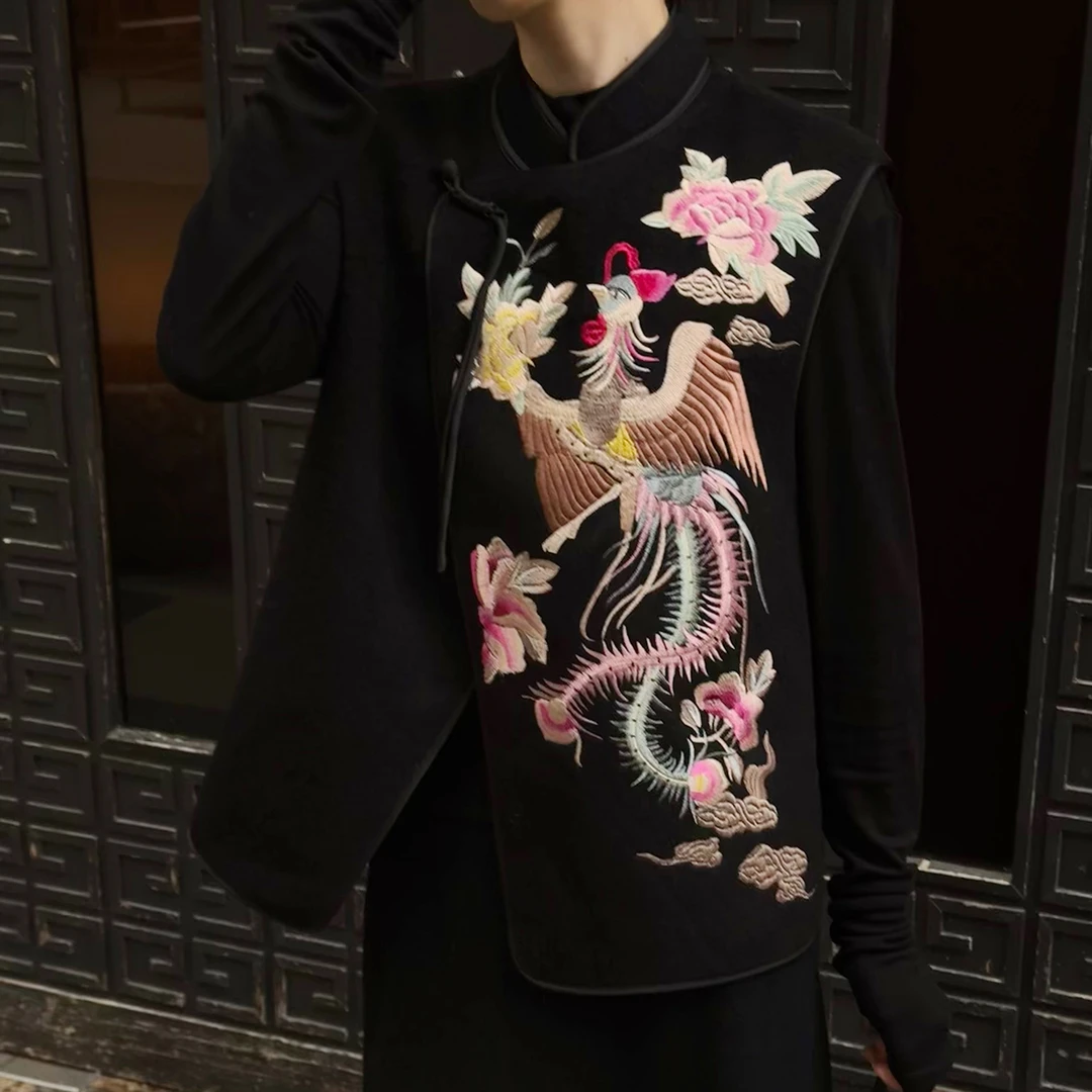 【CHUMINGMING】凤凰羊毛马甲MP24