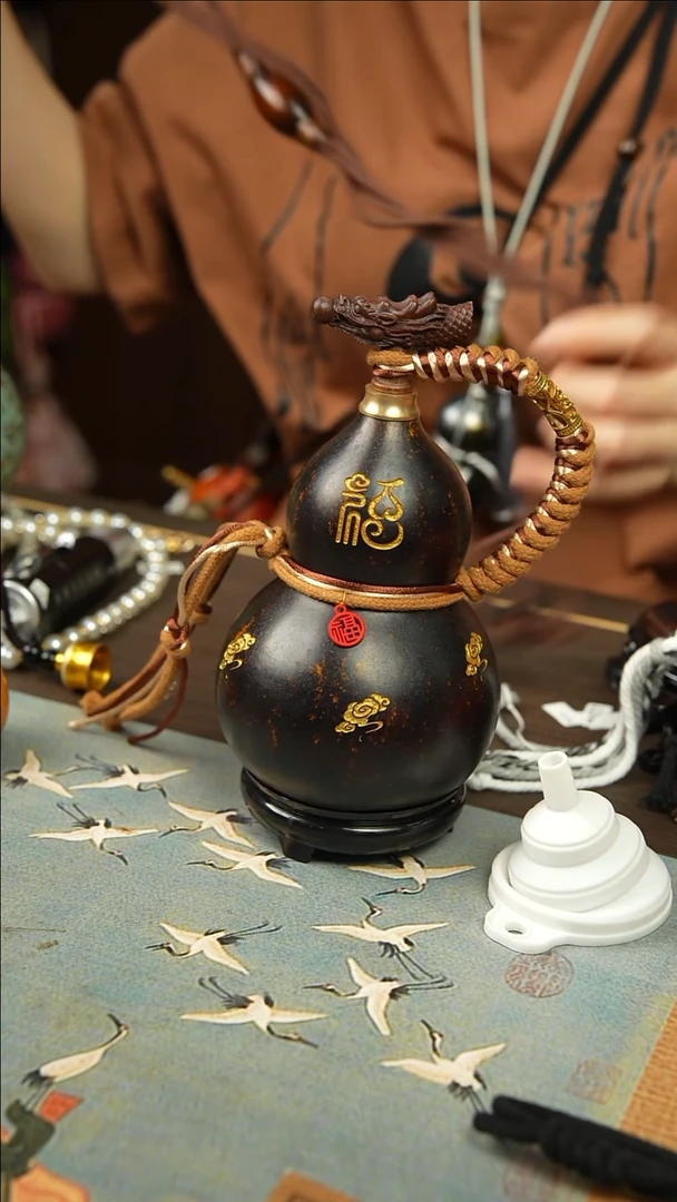 536号400ml左右非遗大漆酒葫芦