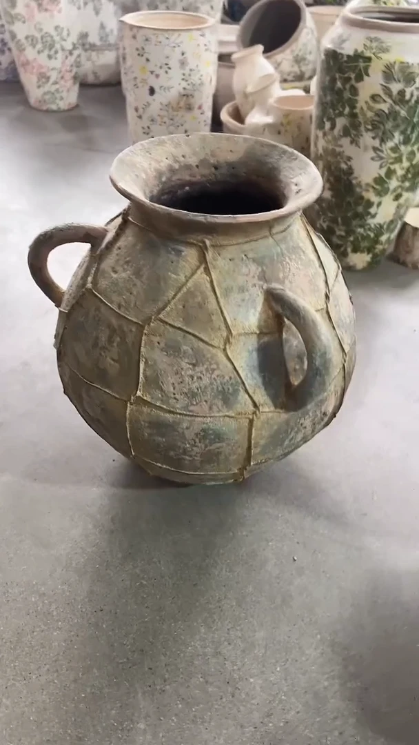 【闪购商品】陶瓷花盆高28.5CM内口12.5CM