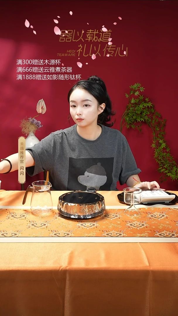 闪购   云汐壶（预售）+璀璨水晶电陶炉