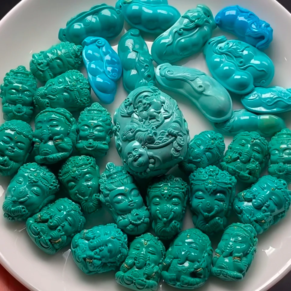 原创精品手工雕刻DIY配饰百搭~直播间展示为主样性发货时尚