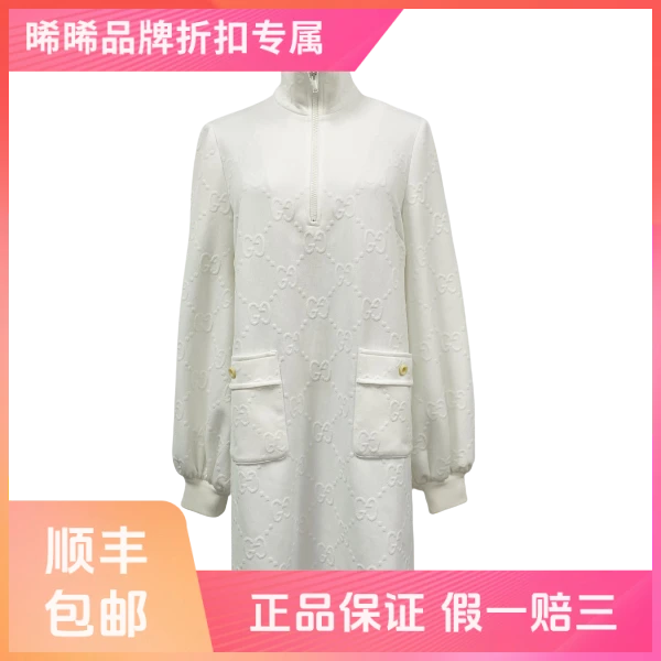 妃鱼/古驰/聚酯纤维/连衣裙/95新/s零六一五