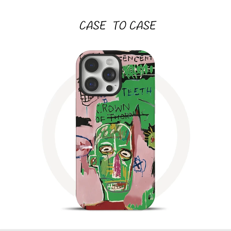 抽象苹果16手机壳15promax华为iphone14小米13一加oppo适用vivo12