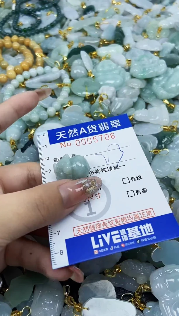 翡翠未镶嵌颈饰天然A货翡翠