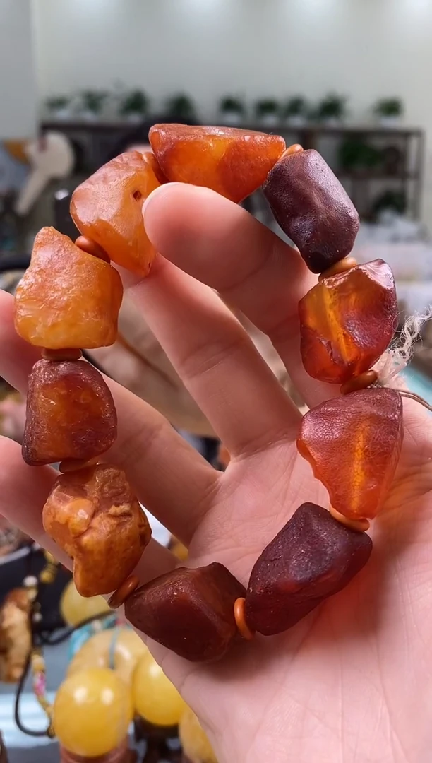 【闪购商品】琥珀手链未镶嵌手串