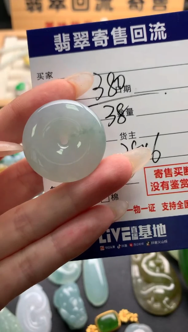 翡翠未镶嵌颈饰10137394