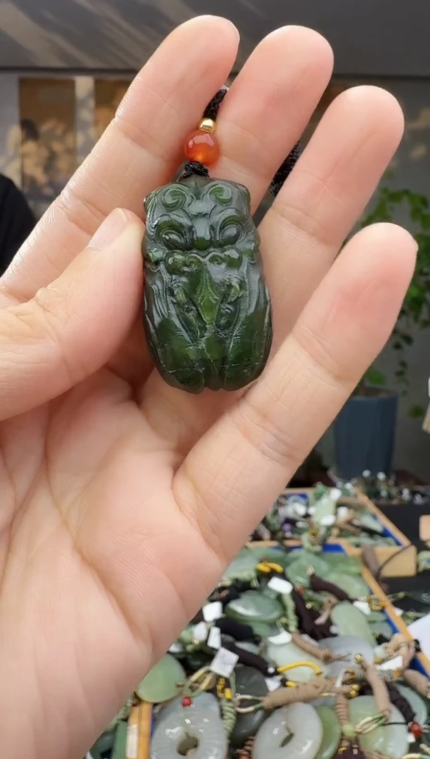 未镶嵌和田玉挂件拍一发一