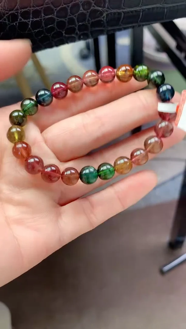 未镶嵌手串碧玺 多样性发一条