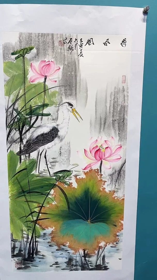 国画画都展厅明德老师国画作品9