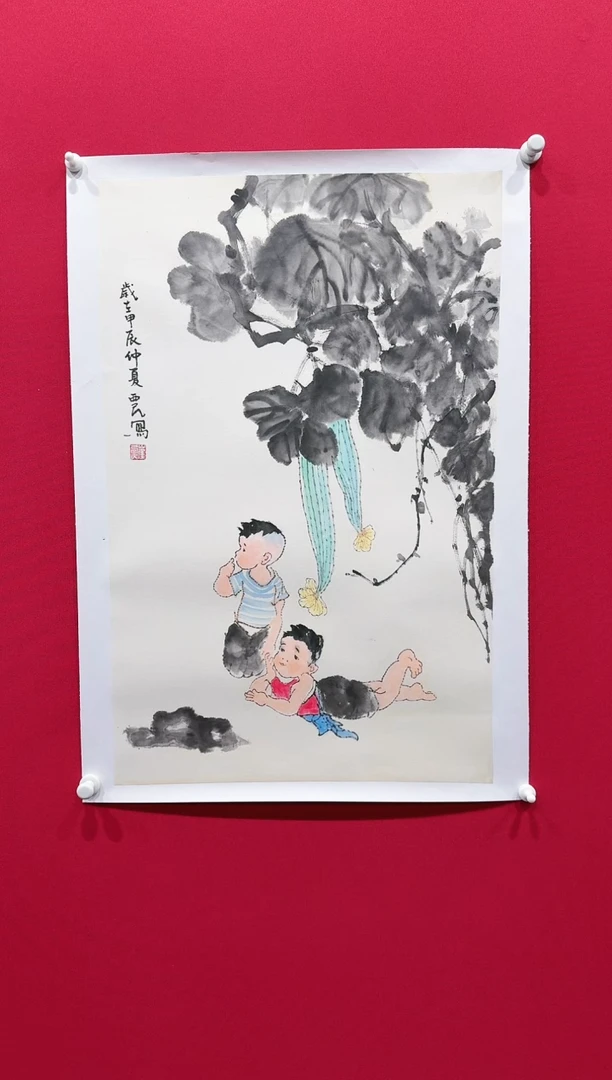 【闪购商品】国画崔西民46*68........