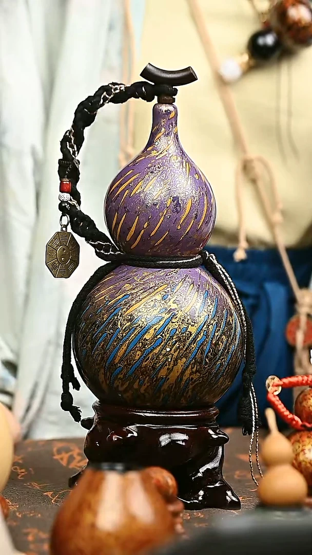 非遗手作 犀皮螺钿漆器 葫芦