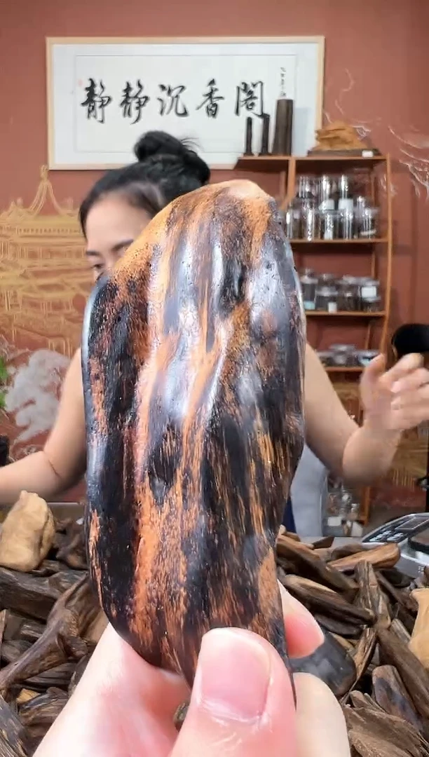 沉香吊坠33号黑伽罗多样性发一