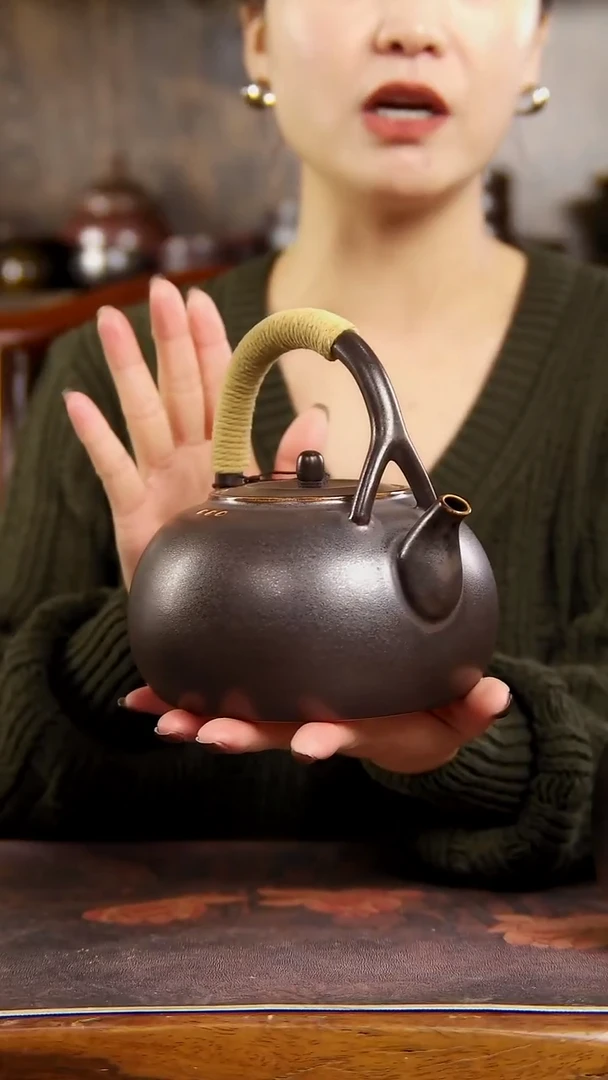 可明火烧制的干烧壶1200cc