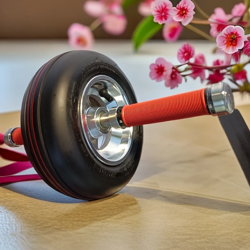 腹肌轮，正新真空胎，直径23厘米，铝合金轮毂，手柄304不锈钢材质